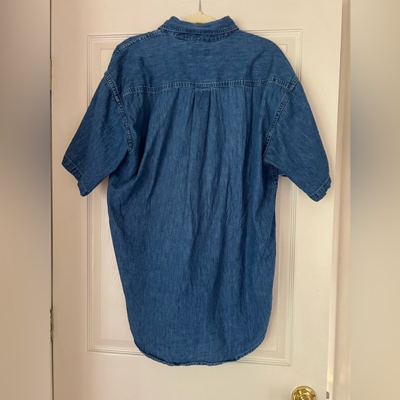LL Bean Denim Shirt, Large, Blue - Picture 3 of 5
